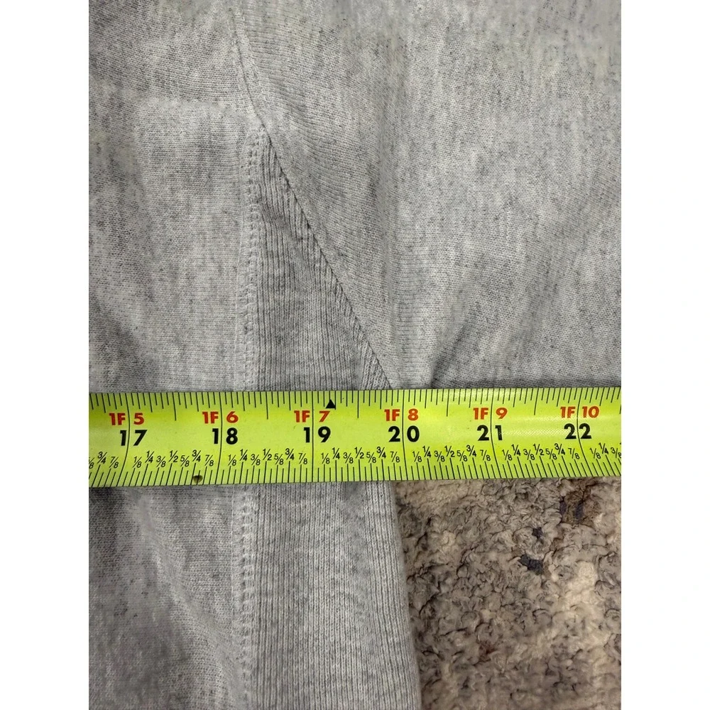 Champion Reverse Weave RCBC Sweatshirt Heather Gray Burgundy Small Rowan College